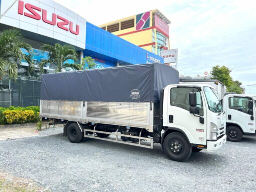XE TẢI ISUZU 5 TẤN THÙNG MUI BẠT | ISUZU NQR 550 | THÙNG DÀI 6.2M - Image 5