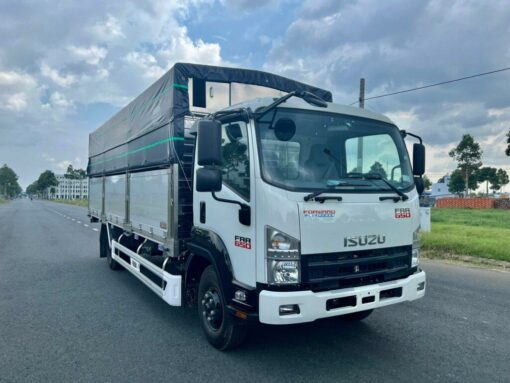 XE TẢI ISUZU FRR 650 THÙNG MUI BẠT BỬNG NHÔM 6.3T – GARAGE LƯỢM - Image 2