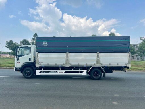 XE TẢI ISUZU FRR 650 THÙNG MUI BẠT BỬNG NHÔM 6.3T – GARAGE LƯỢM - Image 7