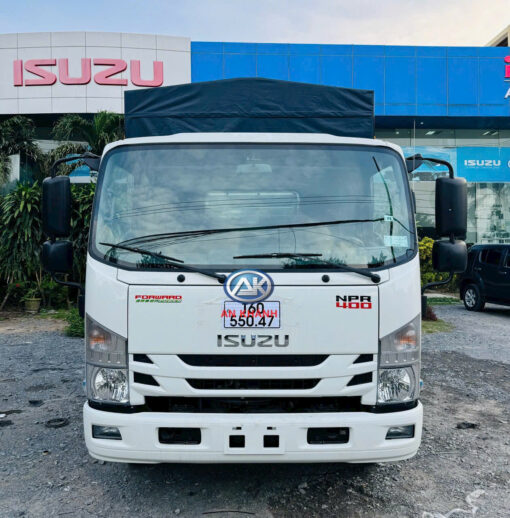 XE TẢI ISUZU 3.5 TẤN NPR 400 THÙNG MUI BẠT DÀI 5.2M - Image 2