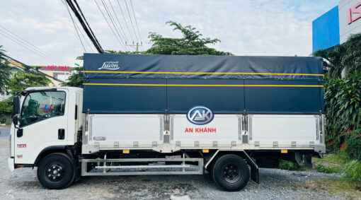 XE TẢI ISUZU 3.5 TẤN NPR 400 THÙNG MUI BẠT DÀI 5.2M - Image 3