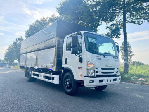 XE TẢI ISUZU 5 TẤN THÙNG MUI BẠT | ISUZU NQR 550 | THÙNG DÀI 6.2M - Image 2