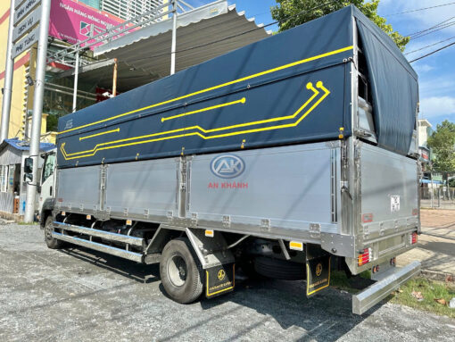 XE TẢI ISUZU FRR 650 THÙNG MUI BẠT BỬNG NHÔM 6.3T – GARAGE LƯỢM - Image 4