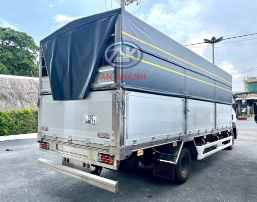 XE TẢI ISUZU FRR 650 THÙNG MUI BẠT BỬNG NHÔM 6.3T – GARAGE LƯỢM - Image 6
