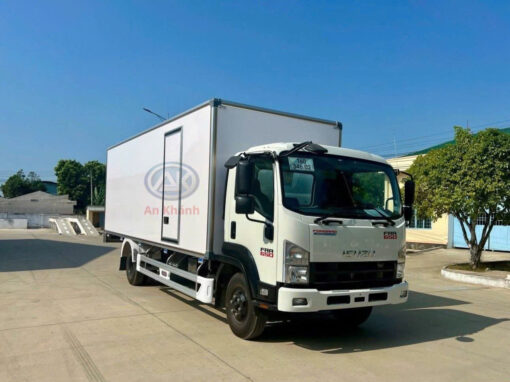 ISUZU FRR 650 THÙNG KÍN VÁCH COPUSITE CAO CẤP- GAREGE LƯỢM